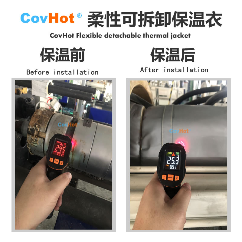 廣東省某注塑生產企業注塑機炮筒節能保溫案例